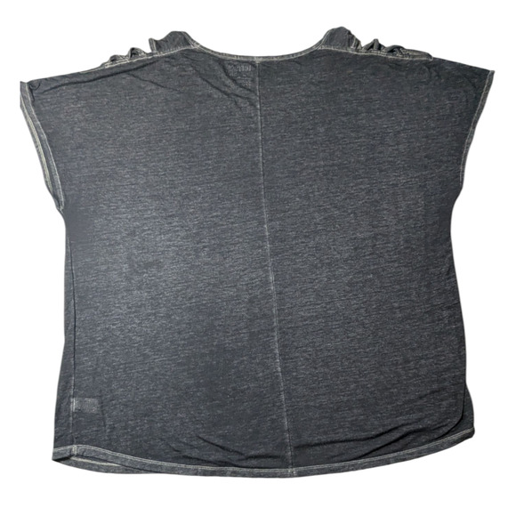 Terra & Sky - Women's Top - Size 2XL -Black- Slits on Sleeve-Good Used Condition - Picture 6 of 7